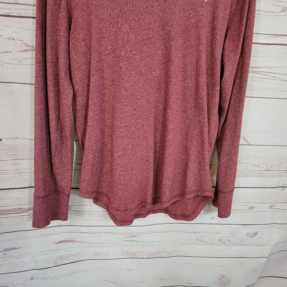 Hollister Red heather long sleeve S - Picture 6 of 9